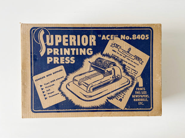 Superior "Ace" Rotary Printing Press