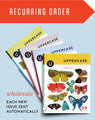 Recurring wholesale UPPERCASE magazine order