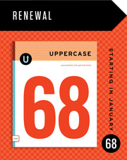 Subscription Renewal: Starting with #68 (Jan/Feb/Mar 2026)