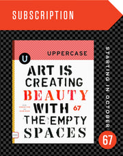 Subscription: Starting with #67 (Oct/Nov/Dec 2025)