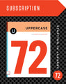 Subscription: Starting with #72 (Jan-Feb-Mar 2027)
